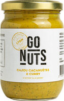 Tartinable cajou cacahuètes et curry