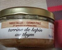 Terrine de lapin au thym