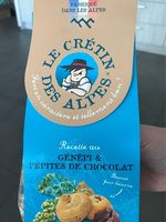 Biscuit genepi pepites de chocolat