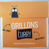 Grillons au curry