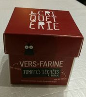 Vers de farine tomates séchées et basilic