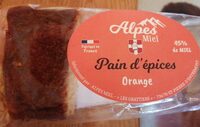 Pain d'épice miel orange