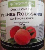 Oreillons de peches roussanne