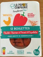 Boulettes Poulet - Poivron et Piment d'Espelette