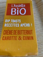 Creme de butternut carotte cumin