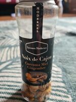 Noix de cajou,  curcuma, miel, gingembre
