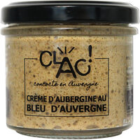 Crème d'aubergine au bleu d'Auvergne