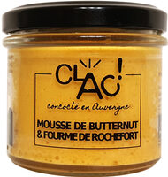 Mousse de butternut à la fourme de rochefort