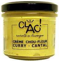 Crème chou fleur curry & cantal