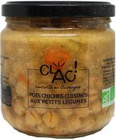 Pois chiches cuisinés aux petits légumes