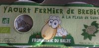 Yaourt fermier de brebis a la fleur de sureau