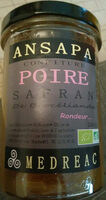 Confiture Poire Safran de Brocéliande