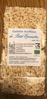 Galettes soufflées de Petit Epeautre