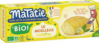 Moelleux citron Bio sans allergènes