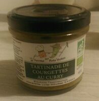 Tartinades de courgettes au curry