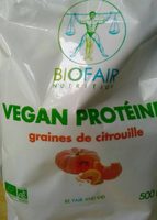 Vegan protéine graines de citrouille