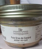 Foie gras de canard entier mi-cuit
