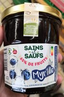 Préparation de myrtilles