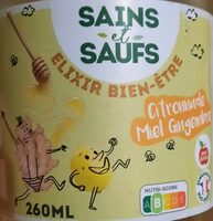 Citronnade miel gingembre