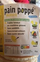 Pain poppé Nature