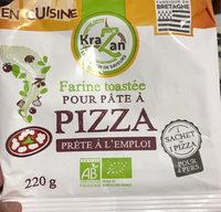 Farine toastée pour pâte à pizza prête à l'emploi