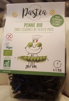 Penne bio petit pois