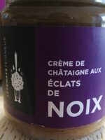 Crème de châtaigne aux éclats de noix