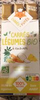 Carrés légumes Bio carotte curry coco gingembre