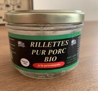 Rillettes pur porc bio à la provençale
