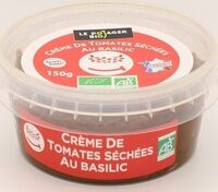 Crème de tomates séchées au basilic