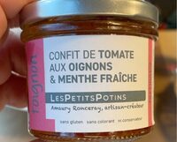 Confit de Tomate aux oignons & menthe fraîche