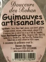Guimauves artisanales