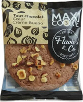 Maxi Cookie Tout Chocolat Cœur Crème Bueno
