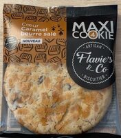 Maxi cookie coeur caramel beurre salé