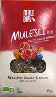 Mulesli fruits rouges amandes (350g)- muesli croustillant