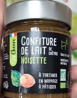 Confiture de lait de chèvre et noisettes