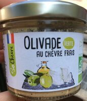Olivade verte au chèvre frais