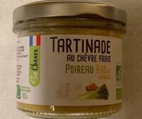 Tartinade au chèvre frais poireau ras el hanout
