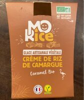Glace artisanale végétal Shy’m de riz de Camargue caramel bio