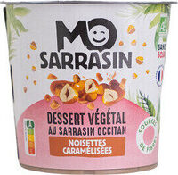 Dessert végétal au sarrasin occitan noisettes caramélisées