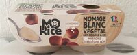 Momage blanc végétal lait de coco et riz marrons d’Ardeche AOP