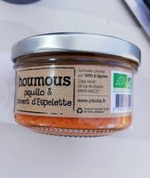 Houmous piquillo & piment d'Espelette