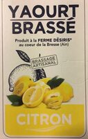 Yaourt brassé citron