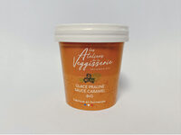 Glace praliné sauce caramel