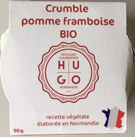 Crumble pomme framboise