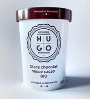 Glace chocolat sauce cacao