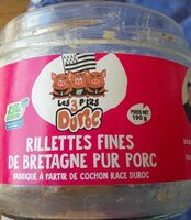 Rillettes fines de Bretagne pur porc