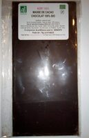 Noir 100% Masse de cacao