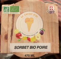 Sorbet bio poire