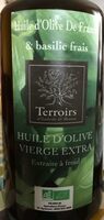 Huile d'olive de France et basilic frais
